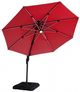 Furniture of America® Fera Red Aluminum/Polyester Outdoor Umbrella-0