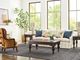 Kincaid® Bridgetown Kitridge Black Rectangular Coffee Table with Heritage Maple Base-1