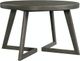 Elements International Cross Wire Brushed Gray Dining Table-1