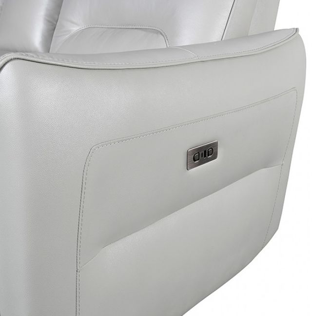 Furniture of America® Terentius Taupe Power Recliner-2