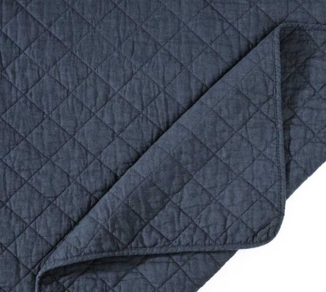 HiEnd Accents Cotton Comfort 3-Piece Navy King Bedding Bundle-4