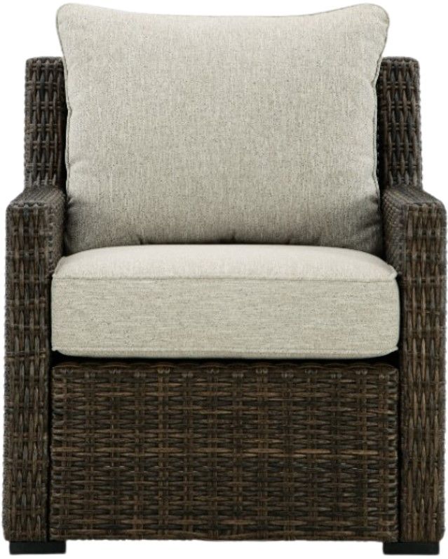 Signature Design by Ashley® Brook Ranch Brown Outdoor Lounge Chair-1