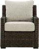 Signature Design by Ashley® Brook Ranch Brown Outdoor Lounge Chair-1
