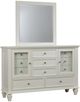 Coaster® Sandy Beach White Dresser Mirror-2