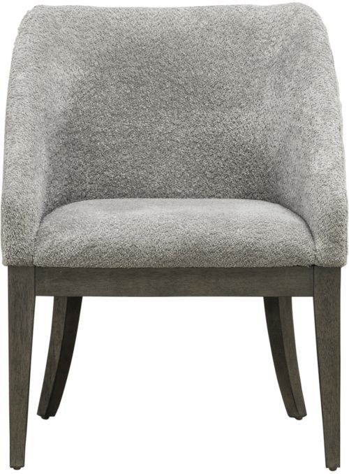 Liberty Furniture Cascade Falls 5-Piece Gray Mist/Satin Espresso Pedestal Dining Set-3