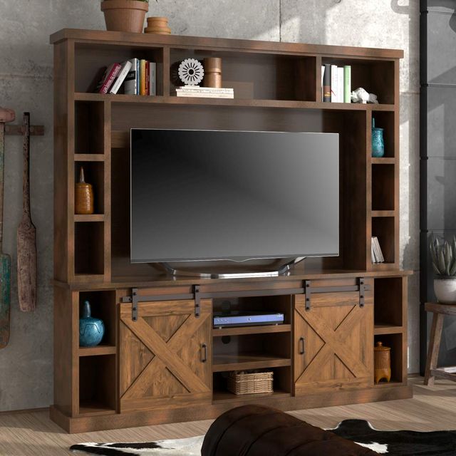 Legends Home Farmhouse Aged Whiskey Entertainment Center-3