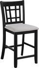 Crown Mark Hartwell Black/Light Gray Counter Chair-0