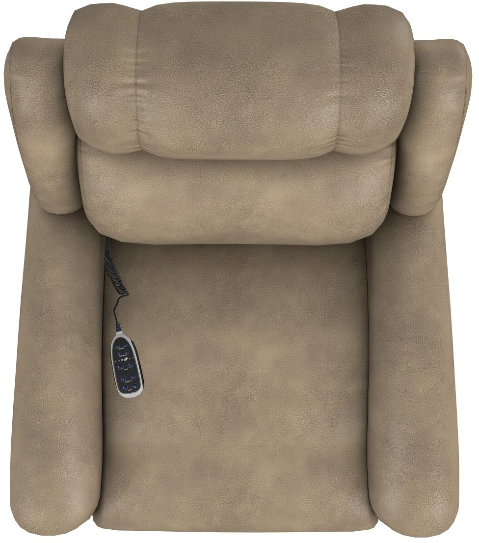 La-Z-Boy® Clayton Mushroom Gold Power Lift Recliner with