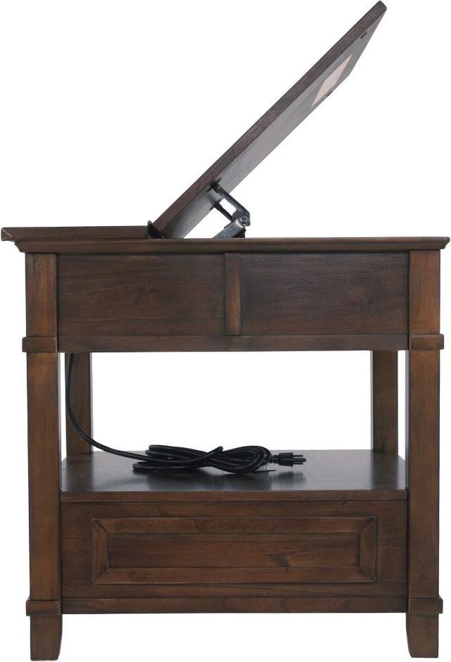 Signature Design by Ashley® Gately Medium Brown End Table-4