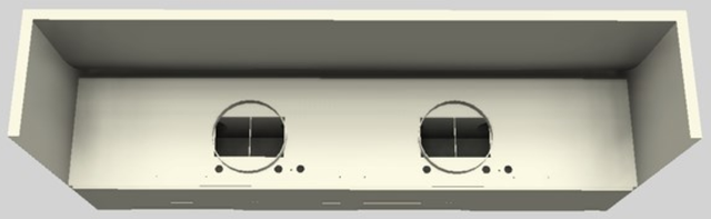 Vent-A-Hood® 60" Wall Mounted Range Hood-Biscuit-2