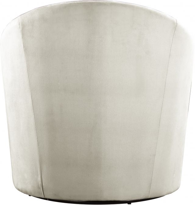 Meridian Furniture Alessio Cream Velvet Swivel Chair-2