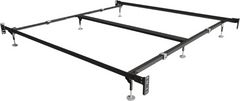 Rize Home Bolt on Rails Adjustable Bed Frame with 6 Threaded Glides