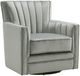 Elements International Loden Royale Metal Swivel Chair-0