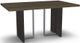 Amisco Customizable Zoel 60" Solid Birch Dining Table with 1.5" Tabletop -0