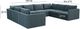 TOV Furniture Willow 8-Piece Blue Modular Sectional-1
