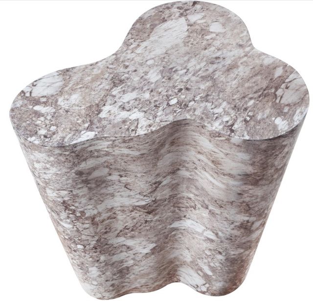 Meridian Furniture Monza Brown Marble End Table-3