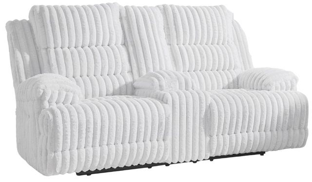 Signature Design by Ashley® Technique Alloy Double Power Reclining Loveseat and Console-0