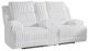 Signature Design by Ashley® Technique Alloy Double Power Reclining Loveseat and Console-0