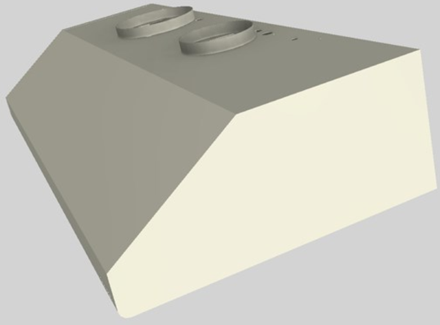 Vent-A-Hood® 48" Biscuit Under Cabinet Range Hood-1