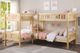 Homelegance® Bartly Natural Twin/Twin Corner Bunk Bed-1