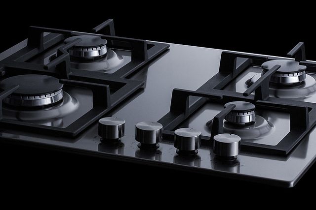 Summit® 24" Stainless Steel Natural Gas Cooktop-3
