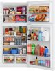 GE® 30" 21 Cu. Ft. White Garage Ready Top Freezer Refrigerator-2