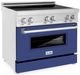 ZLINE 36" Blue Matte Freestanding Induction Range-1