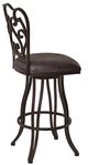 Armen Living Celeste Bandero Espresso 26" Swivel Counter Stool-1