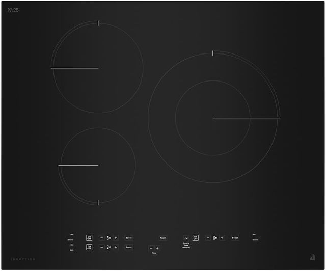 JennAir® 24" Black Oblivion Glass Induction Cooktop-0