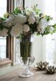 A & B Home Clear Livie Urn Vase-3