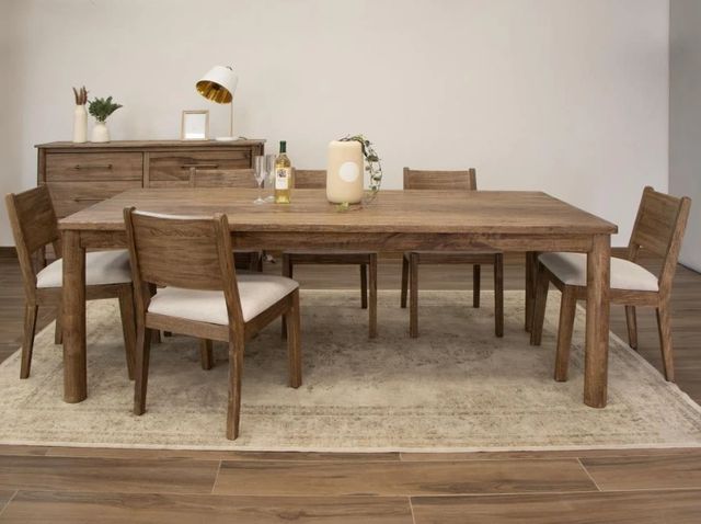 International Furniture Direct Olimpia Natural Dining Table-1