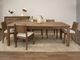 International Furniture Direct Olimpia Natural Dining Table-1