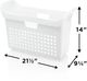 Frigidaire®  SpaceWise® White Bottom Freezer Basket-2