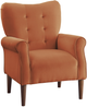 Mazin Furniture Kyrie Orange Upholstered Accent Chair-0
