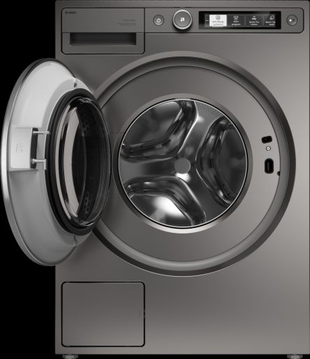 ASKO 5 Series Titanium Front Load Washer & Ventless Electric Dryer Laundry Pair-3