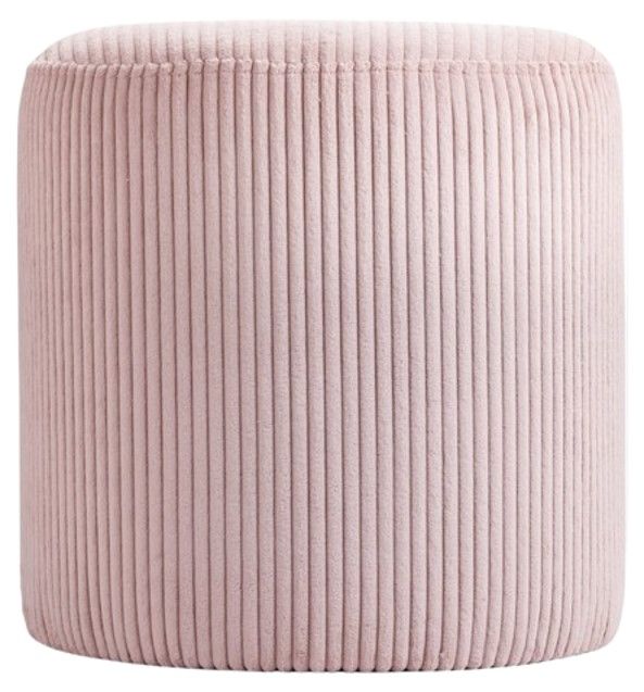 Meridian Furniture Roy Pink Ottoman-1