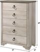 Crown Mark Patterson Beige Chest-2