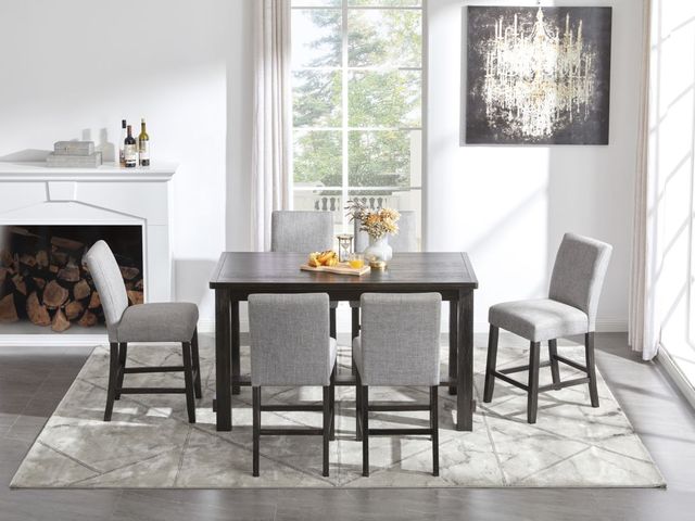 Signature Design by Ashley® Jeanette 5-Piece Dark Brown Counter Height Dining Set-3
