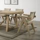 Furniture of America® Guisborough 7-Piece Oak Dining Table Set-1