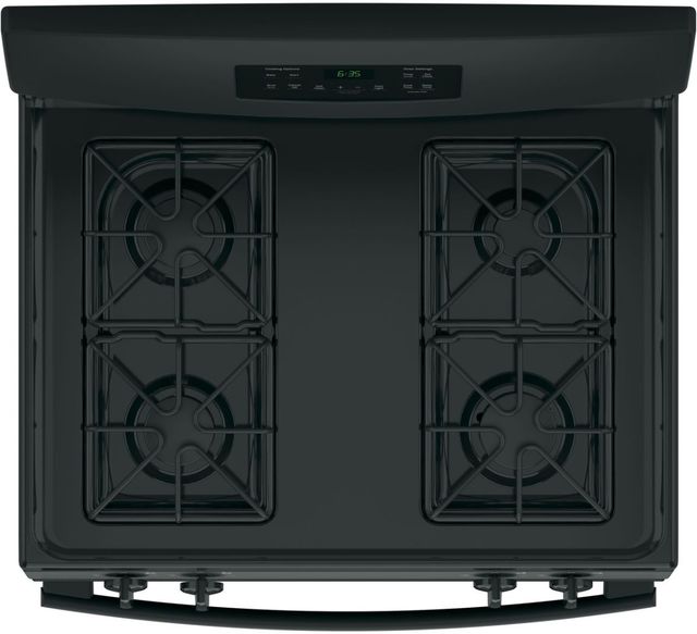 GE® 30" Black Freestanding Gas Range-2