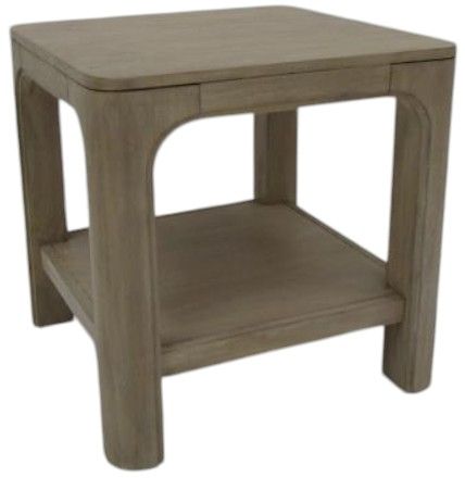 Coaster® Solano Weathered Mango Square Wood Side End Table-0