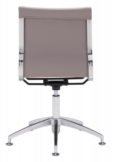 Zuo® Modern Glider Taupe Conference Chair-1