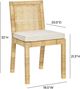 TOV Furniture Amara Natural Rattan Dining Chair-2