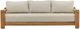 Dovetail Furniture Julie Fairfax Natural/Taupe Olefin/Wooden Outdoor Sofa-1