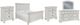 Signature Design by Ashley® Robbinsdale 4-Piece Antique White Queen Panel Bed Set-0