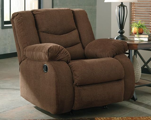 Signature Design by Ashley® Tulen Chocolate Manual Rocker Recliner-3