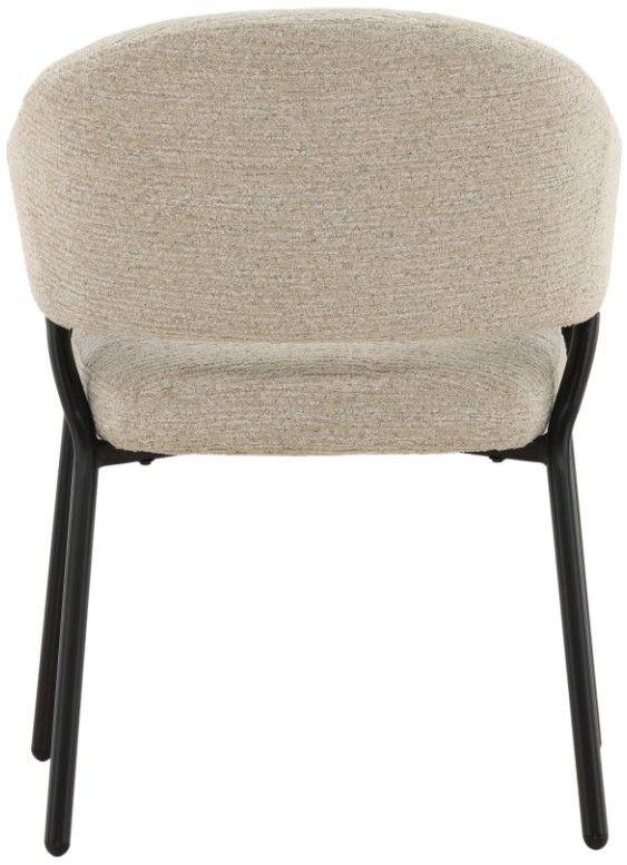 Dovetail Furniture Jory Ellery Taupe Dining Chair-3