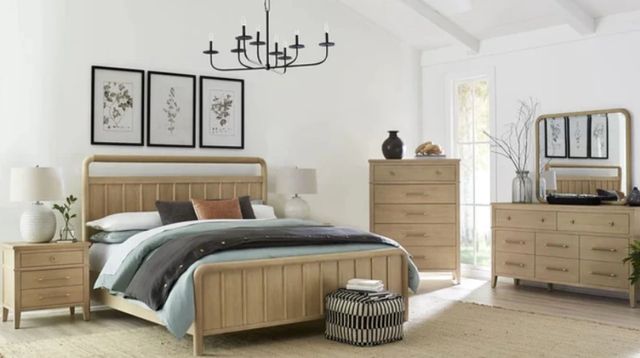 Modus Furniture Camden Chai Eastern King Panel Bed-1