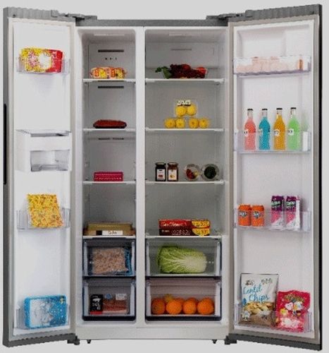 Vitara 36 in. 20.6 Cu. Ft. White Counter Depth Side-by-Side Refrigerator-1