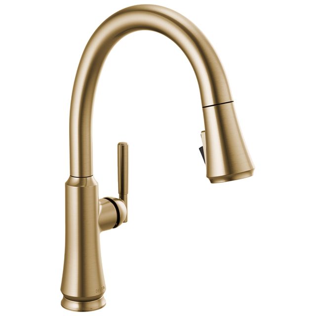 Delta Coranto® Champagne Bronze Single Handle Kitchen Faucet-0